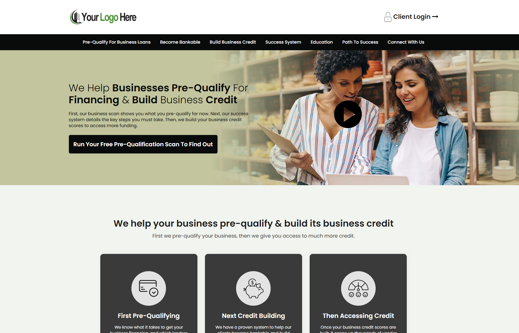 Private Label Turnkey Website screenshot